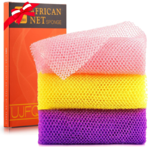 UJFQBH 3 Pieces African Bath Sponge