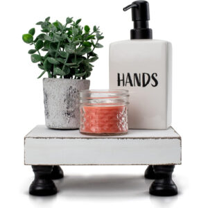 KIBAGA Decorative Wood Riser For Your Kitchen or Bathroom